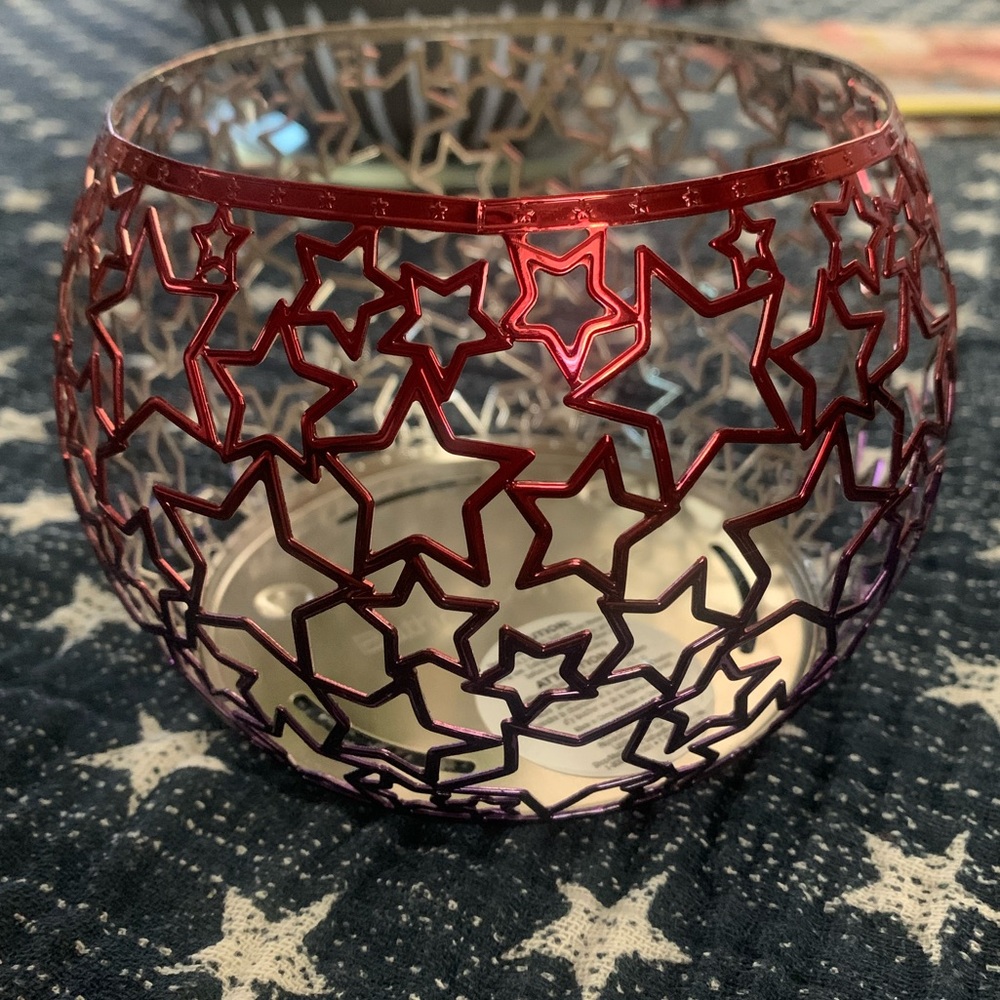 Bath and Body Works Star 3 wick candle holder